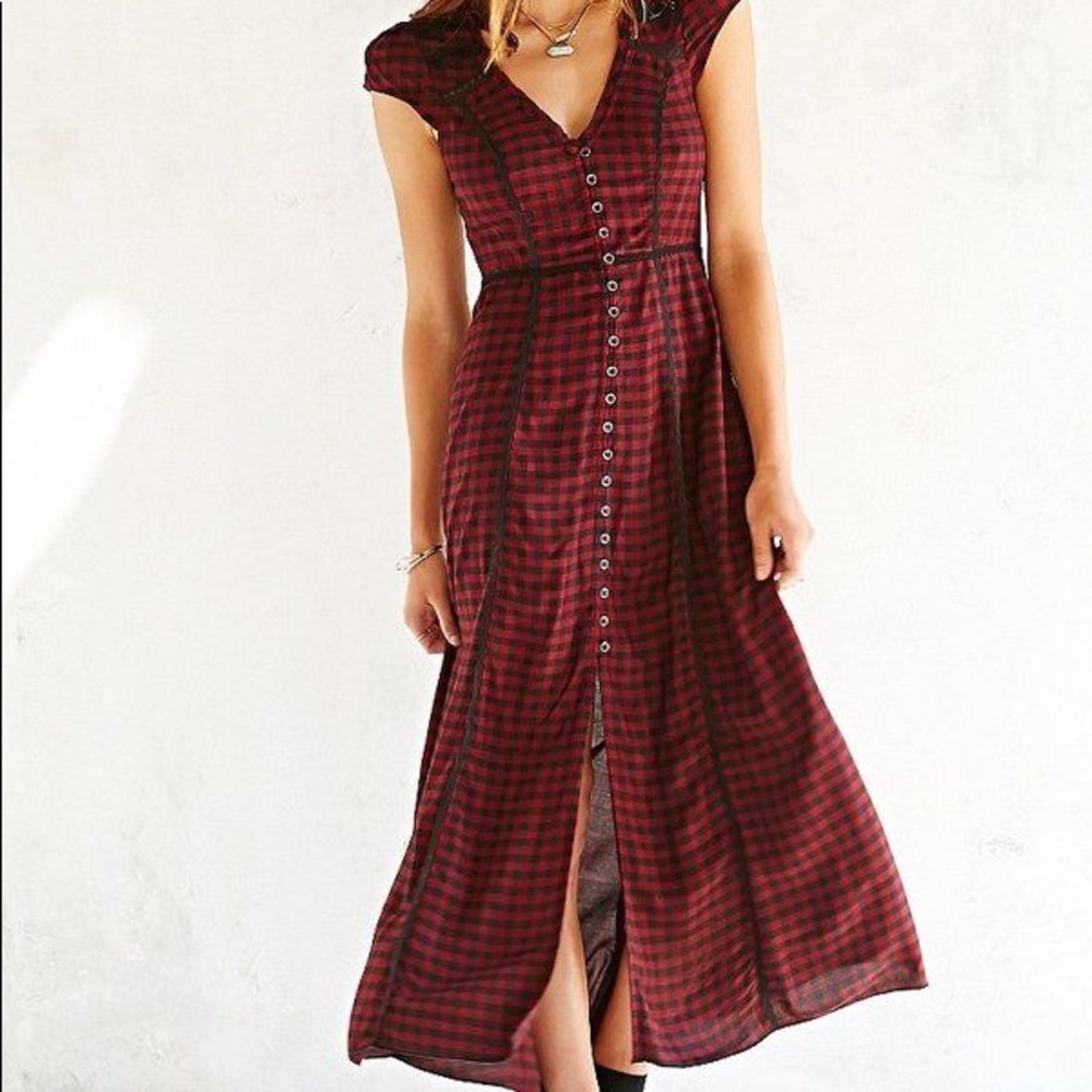Ecoté plaid dress. Size small